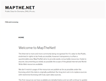 Tablet Screenshot of mapthe.net